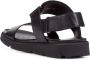 Geox Zwarte platte sandalen voor mannen Black Heren - Thumbnail 5