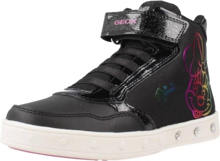 Geox Skylin Veterschoenen Black Dames