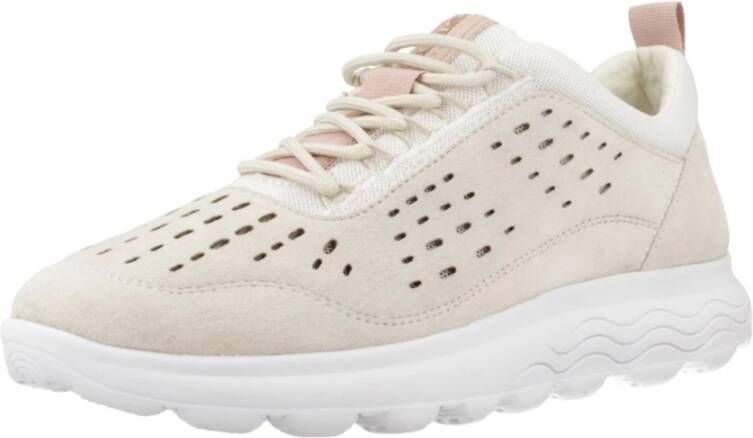 Geox Stijlvolle Casual Sneakers voor Vrouwen Beige Dames