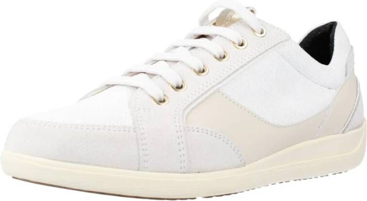 Geox Stijlvolle Casual Damessneakers Beige Dames