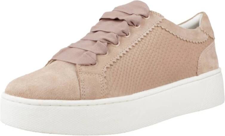 Geox Stijlvolle Damessneakers Beige Dames