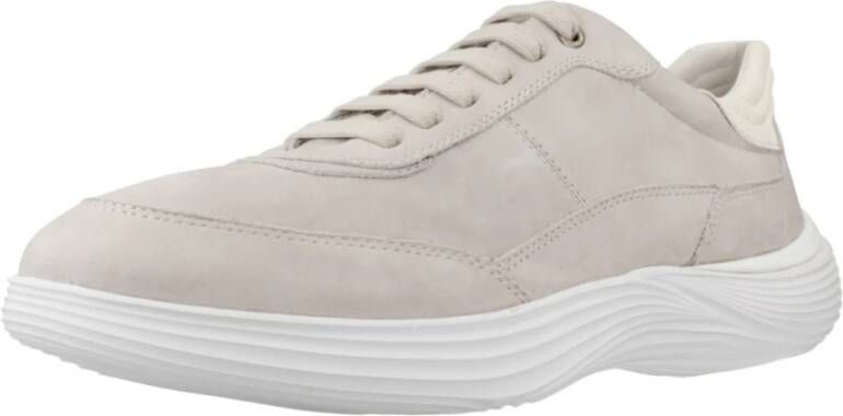 Geox Stijlvolle Fluctis Herensneakers Beige Heren