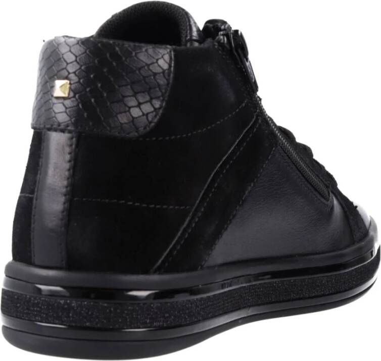 Geox Stijlvolle Damessneakers Black Dames