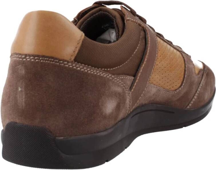 Geox Stijlvolle Herensneakers Brown Heren