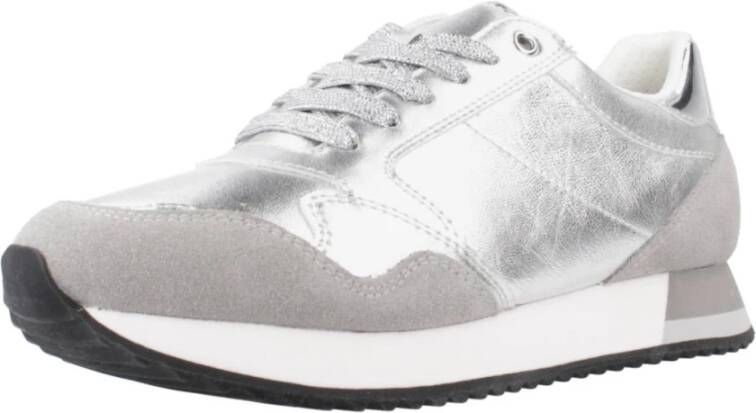 Geox Stijlvolle Casual Sneakers voor Vrouwen Gray Dames