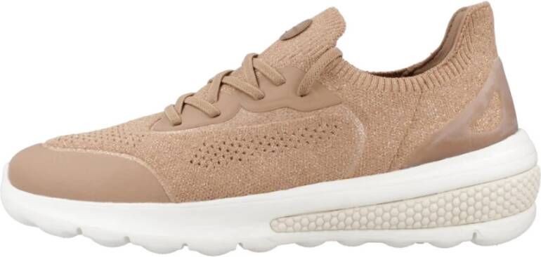 Geox Sneakers met Spherica Actif Technologie Brown Dames