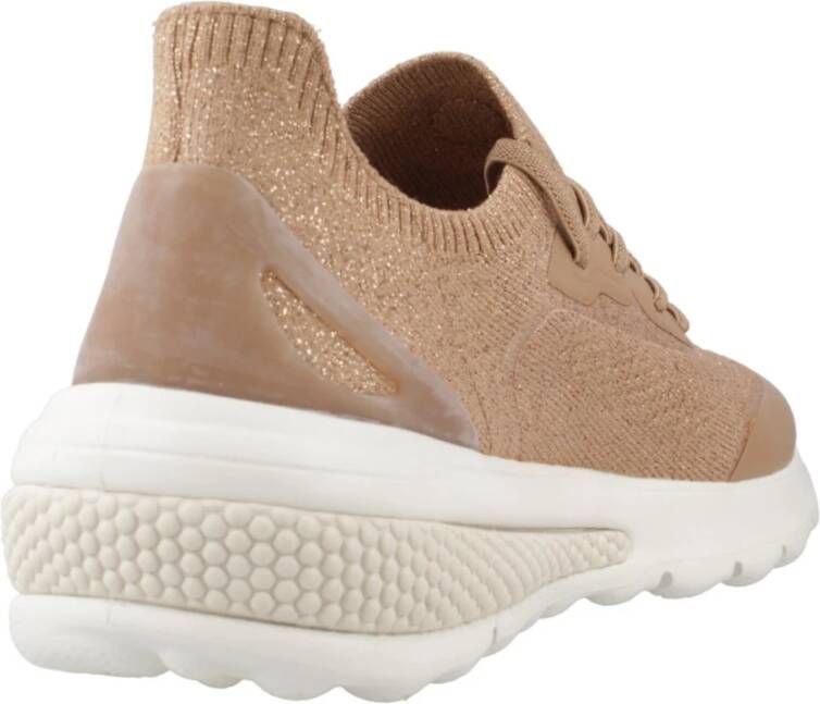 Geox Sneakers met Spherica Actif Technologie Brown Dames