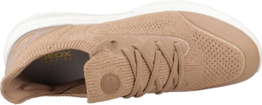 Geox Sneakers met Spherica Actif Technologie Brown Dames