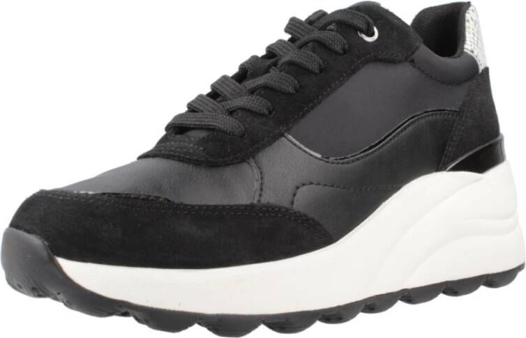 Geox Sneakers Spherica Ec13 Black Dames