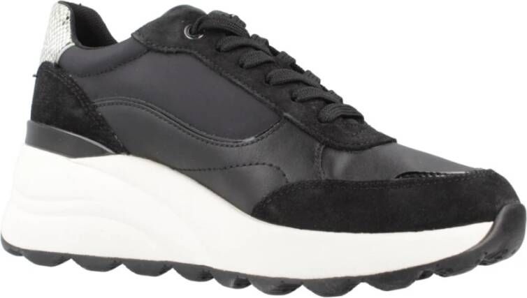 Geox Sneakers Spherica Ec13 Black Dames