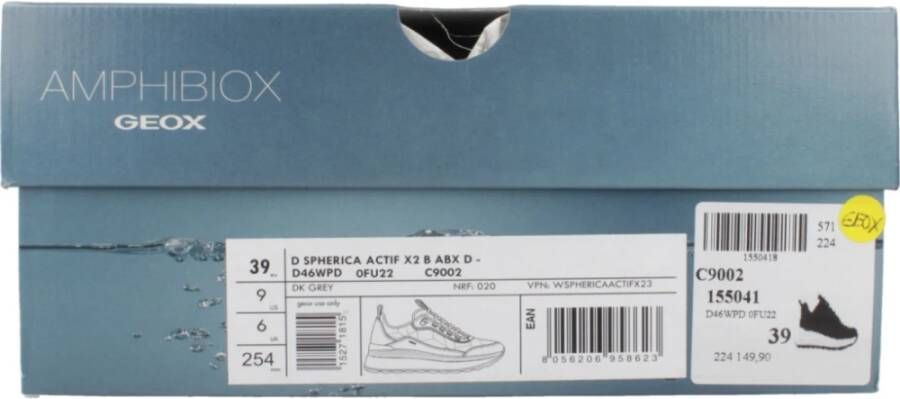 Geox Sneakers Spherica Gray Dames