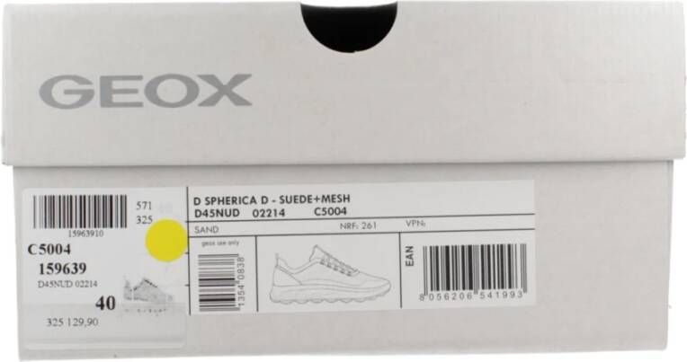 Geox Sneakers Spherica Stijl Beige Dames