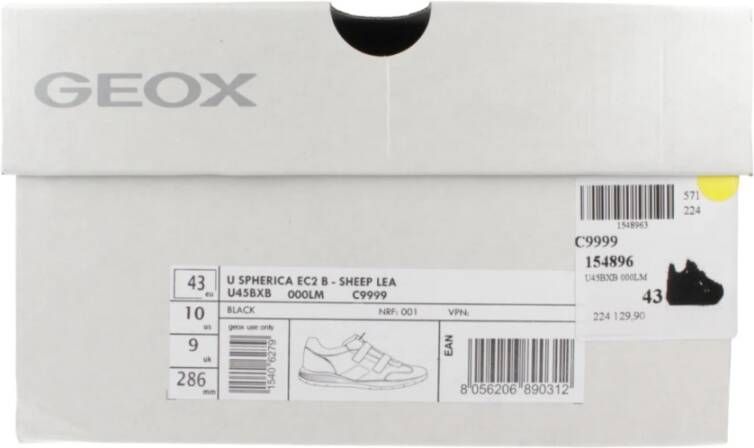 Geox Sneakers Spherica Stijl Black Heren