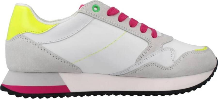 Geox Stijlvolle Casual Sneakers voor Vrouwen White Dames