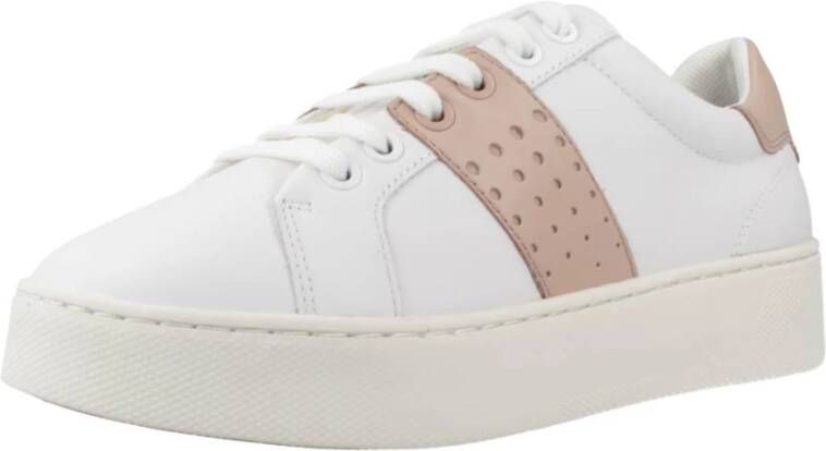 Geox Skyely Damesmode Sneakers White Dames