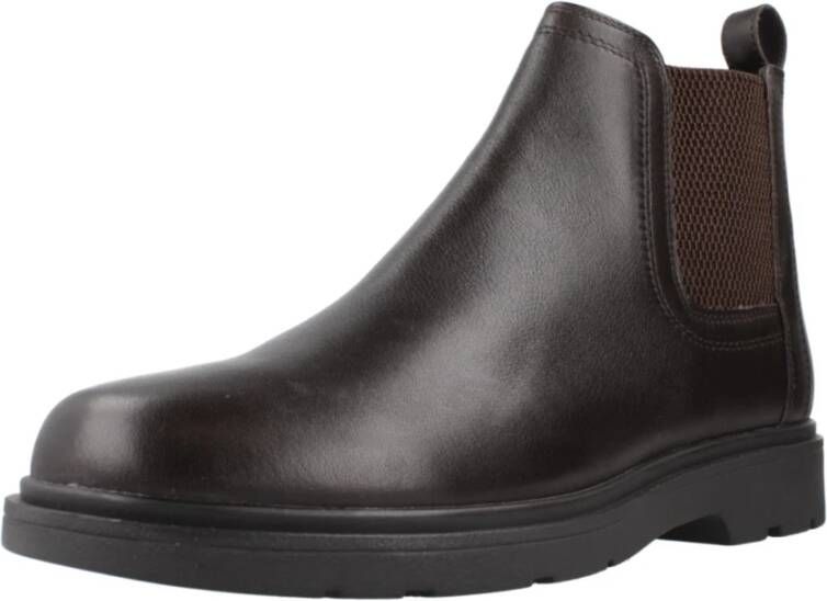 Geox Spherica Chelsea Boots Brown Heren