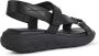 Geox Zwarte platte sandalen voor vrouwen Black Dames - Thumbnail 5