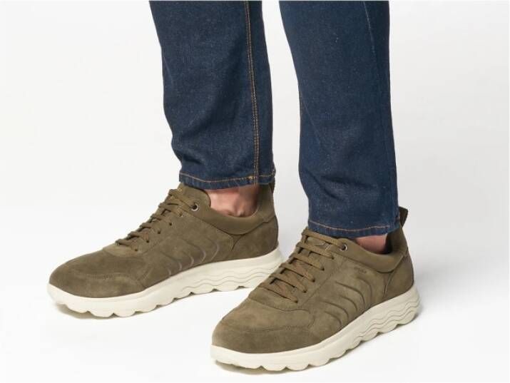 Geox Spherica Schoenen Green Heren