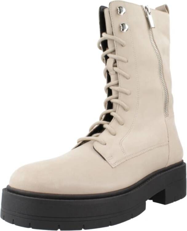 Geox Spherica Veterschoenen Beige Dames