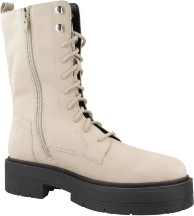 Geox Spherica Veterschoenen Beige Dames