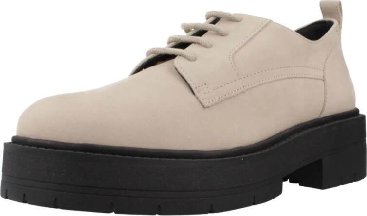 Geox Spherica Veterschoenen Beige Dames