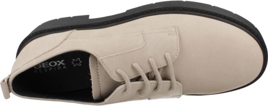 Geox Spherica Veterschoenen Beige Dames