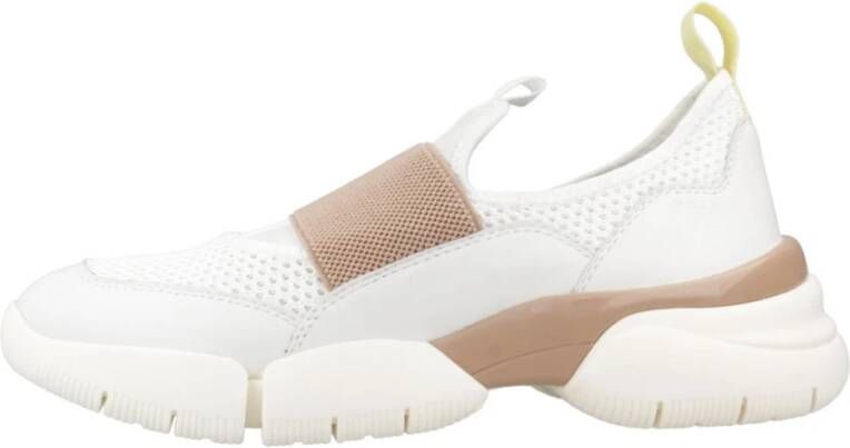 Geox Sportschoenen met Adacter W-stijl White Dames