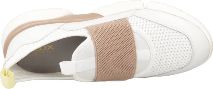 Geox Sportschoenen met Adacter W-stijl White Dames