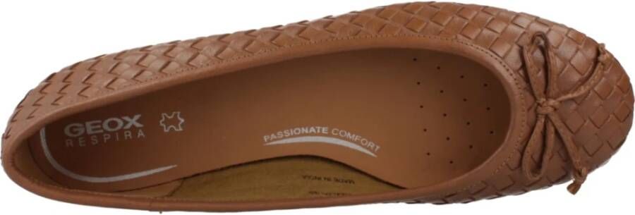 Geox Stijlvolle Ballerinas Palmaria Collectie Brown Dames