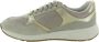 Geox Beige Casual Textiel Sneakers met 4cm Rubberen Zool Beige Dames - Thumbnail 6