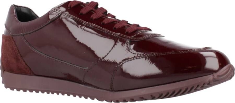 Geox Stijlvolle Calithe Sneakers Red Dames