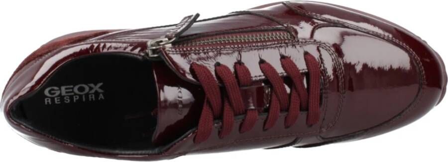 Geox Stijlvolle Calithe Sneakers Red Dames