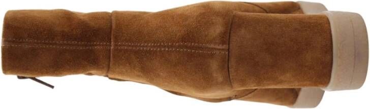 Geox Stijlvolle Enkellaars met Beerenburg Touch Brown Dames