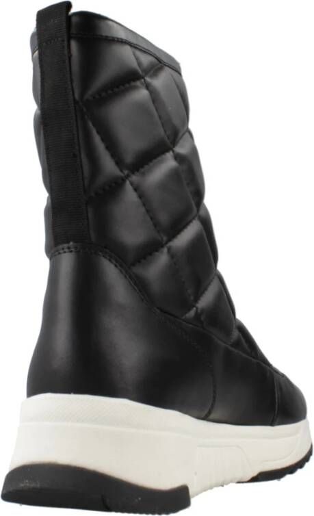 Geox Stijlvolle Enkellaarzen Black Dames