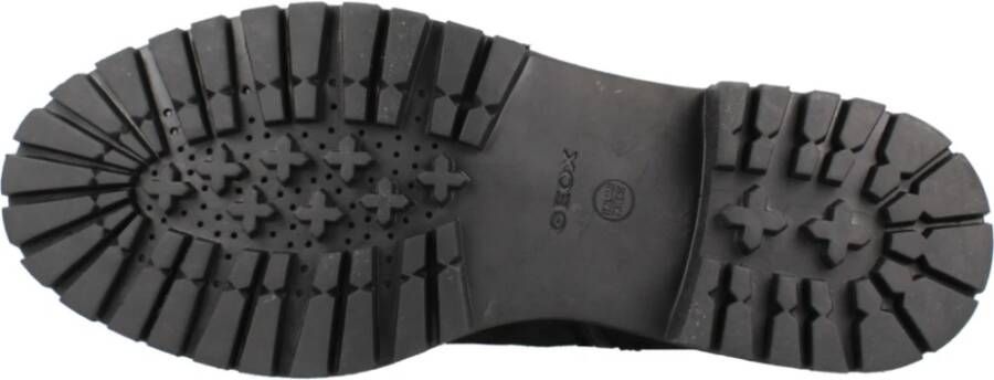 Geox Stijlvolle Enkellaarzen met Iridea-detail Black Dames