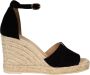 Geox Stijlvolle Espadrilles met Enkelband Black Dames - Thumbnail 2