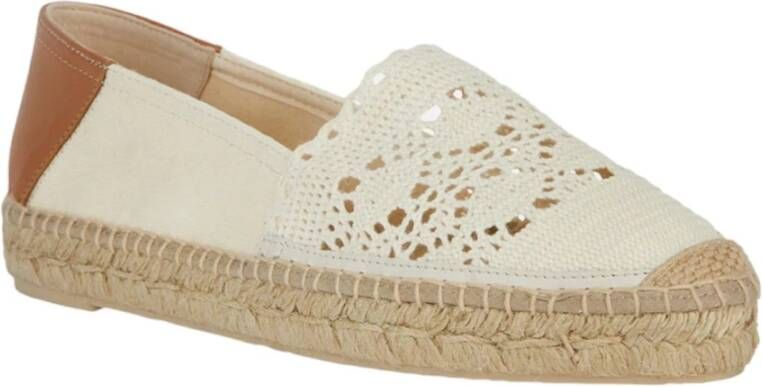 Geox Stijlvolle Espadrilles voor Zomeroutfits Beige Dames