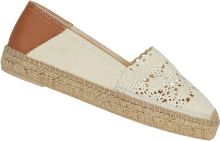 Geox Stijlvolle Espadrilles voor Zomeroutfits Beige Dames