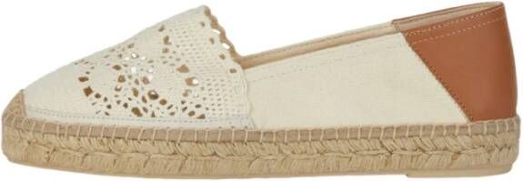 Geox Stijlvolle Espadrilles voor Zomeroutfits Beige Dames