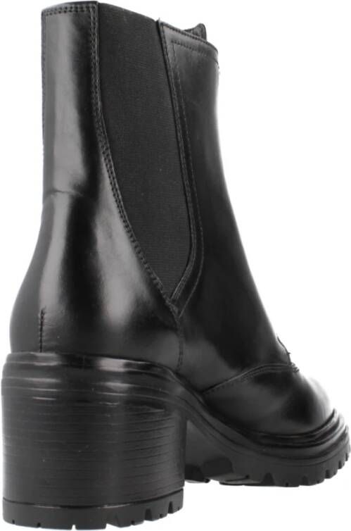 Geox Stijlvolle Heeled Boots Black Dames