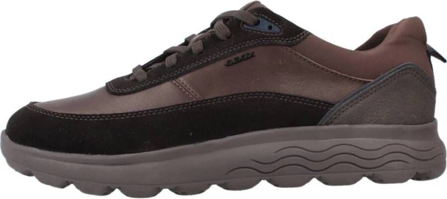 Geox Stijlvolle Spherica Sneakers voor Mannen Black Heren