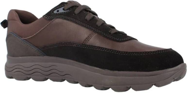 Geox Stijlvolle Spherica Sneakers voor Mannen Black Heren