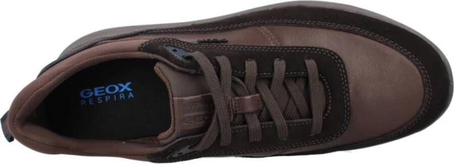 Geox Stijlvolle Spherica Sneakers voor Mannen Black Heren