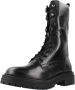 Geox Stijlvolle Lace-up Laarzen Black Dames - Thumbnail 4