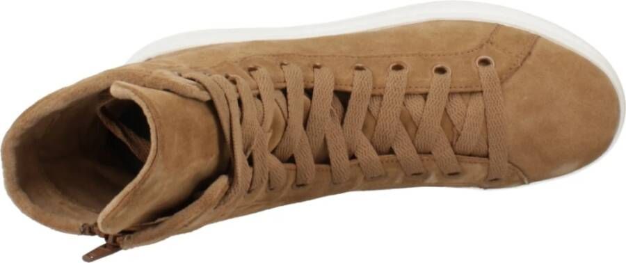 Geox Stijlvolle Lace-up Laarzen Brown Dames