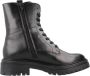 Geox Stijlvolle Lace-up Laarzen in Iridea Black Dames - Thumbnail 5