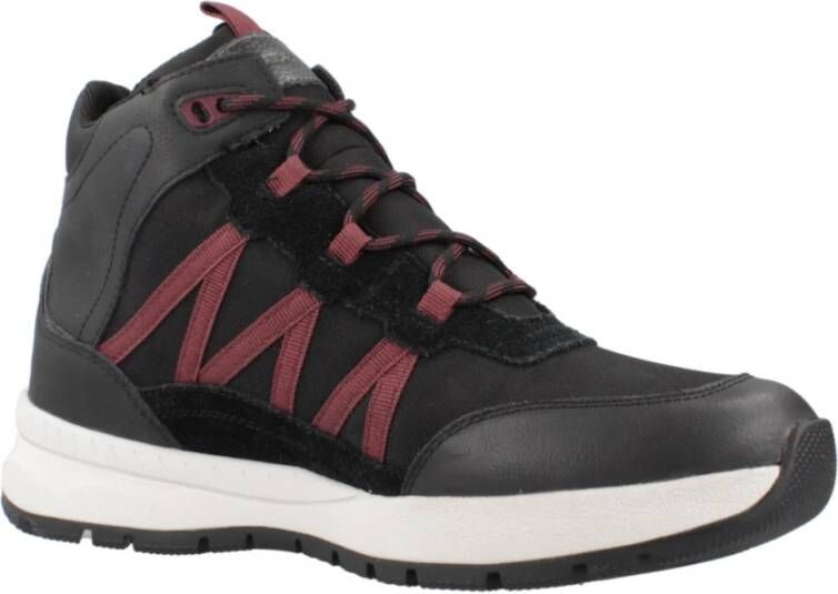 Geox Stijlvolle Lace-up Laarzen voor Mannen Brown Dames