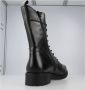 Geox Stijlvolle Lace-up Laarzen voor Vrouwen Black Dames - Thumbnail 4