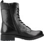 Geox Stijlvolle Lace-up Laarzen voor Vrouwen Black Dames - Thumbnail 6