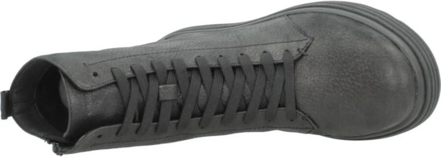 Geox Stijlvolle Lace-up Laarzen voor Vrouwen Black Dames